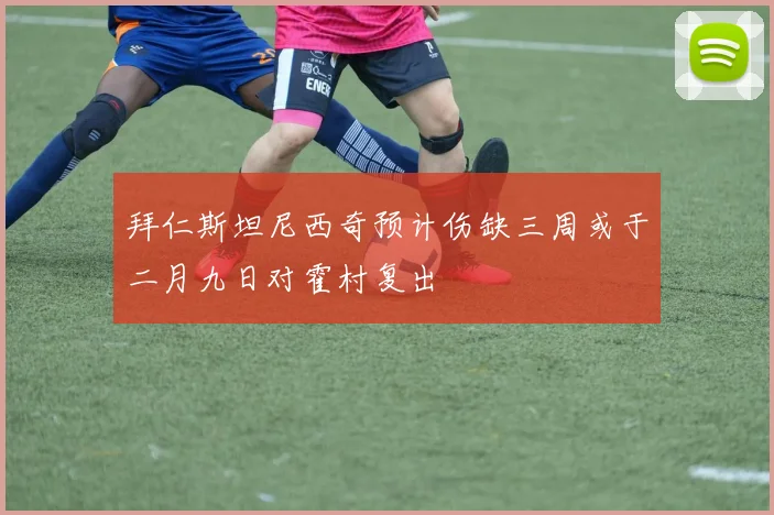 拜仁斯坦尼西奇预计伤缺三周或于二月九日对霍村复出